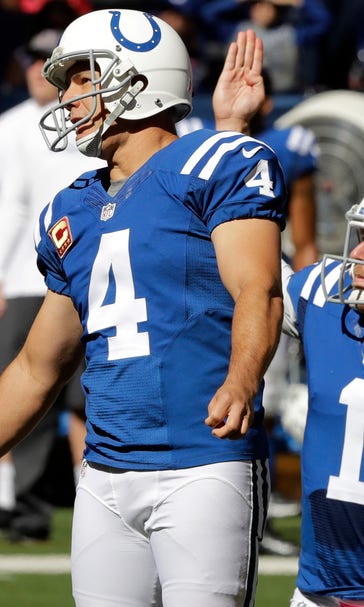 Colts' Vinatieri rarely misses, and when he does, 'it's not a good day'